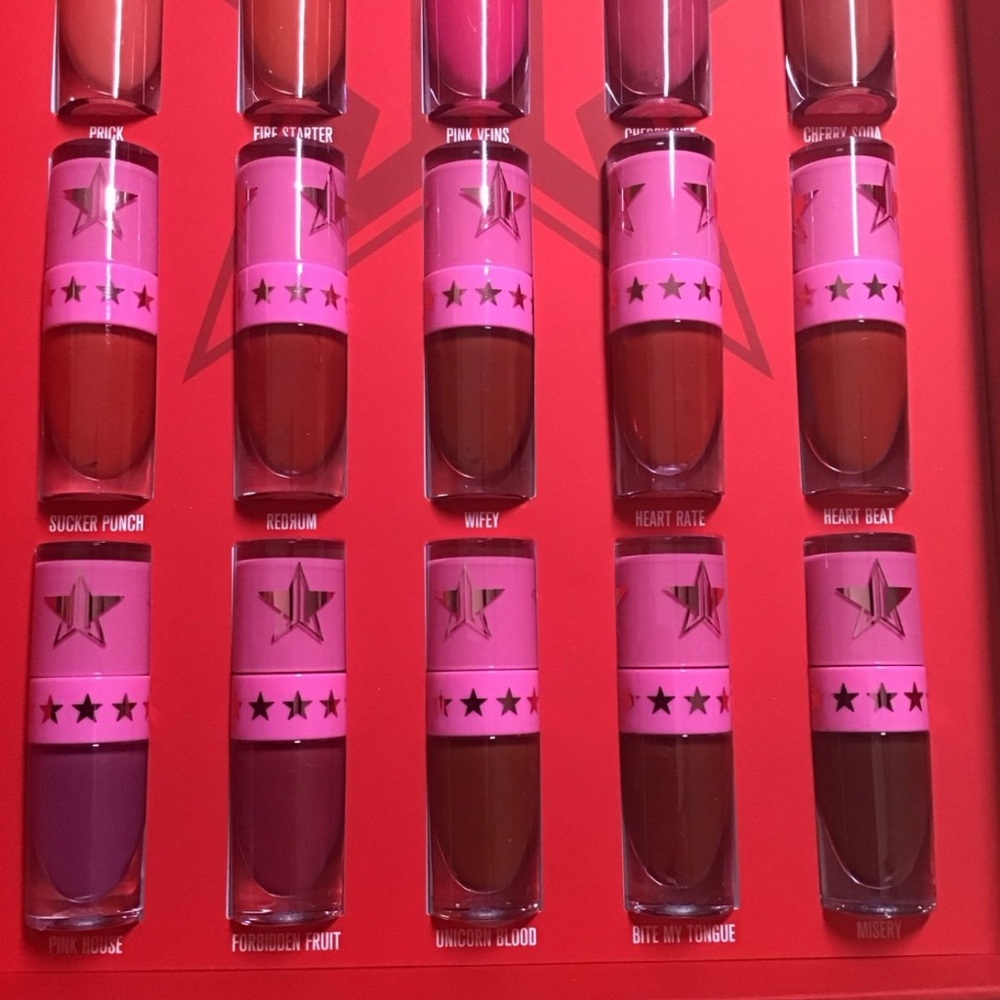 Jeffree Star blood sugar limited edition 25 mini liquid lipsticks - Picture 5 of 5